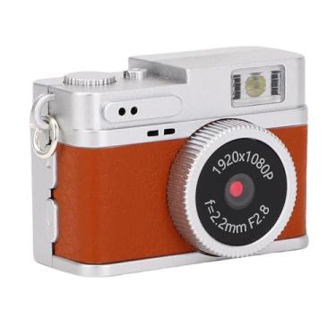 Imagem de Tbest Câmera Digital Com Chaveiro Pequeno 20MP 1080P Filmadora para Atividades Ao Ar Livre (Marrom)