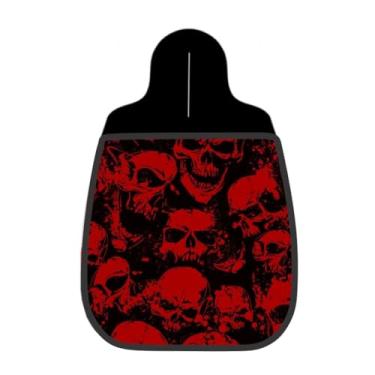 Imagem de Lixeira De Carro Organizador Lixinhocar Caveiras Sangue Vermelho Escuro