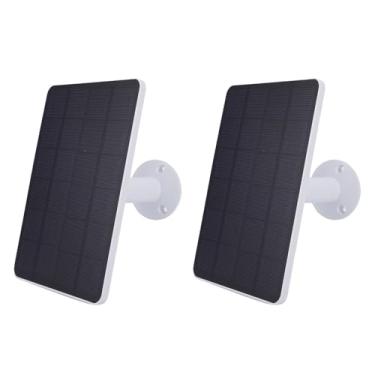 Imagem de Generic Painel Solar de 10 W, IP65 à Prova D'água Com Portas Micro USB DC USB C, Cabo de 9,8 Pés para Ring Spotlight Cam Plus Pro Bateria Solar Stick Up Cam Battery Outdoor V1 V2