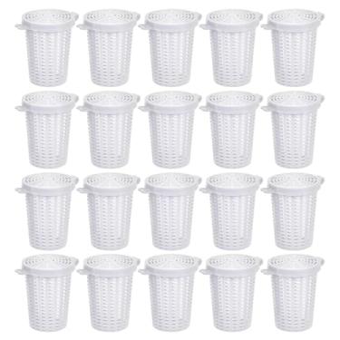 Imagem de MiOYOOW Armadilha de gaiola de isca de pesca, 10/20 peças, suporte de alimentador de pesca, cesta leve para iscas de peixe com furos uniformes para peixe, camarão, peixe-gato, rede fundida