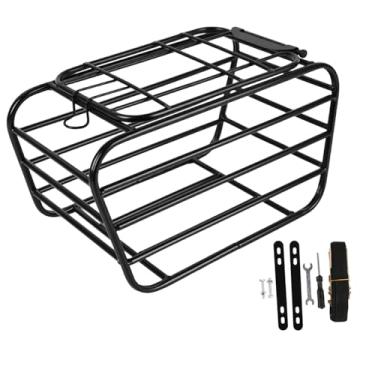 Imagem de Dynwave Cesto traseiro para bicicleta, para transporte de cães. Ideal para atividades ao ar livre, viagens, caminhadas e compras, Sem Forro, 38 Cm X 23 Cm X 21.5