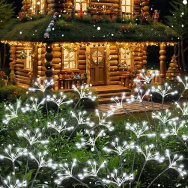 Imagem de Luzes solares de jardim YaaFen Waterproof, pacote com 2, 160 LED