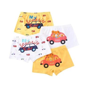 Imagem de Cuecas De Algodão Para Meninos Com Estampa De Dinossauro, Design De An