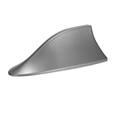 Imagem de Antena Automotiva 6,0dB – Rádio FM de Barbatana de Tubarão para Carros com Teto Curvado (Cinza)