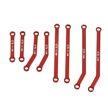 Imagem de Generic Haste de Tração de Link Rc, Fácil de Instalar, Absorção de Choque, Eliminando a Direção, Conjunto de Links de Chassi Rc de Alta Precisão para Crawler 1/24 (#11)