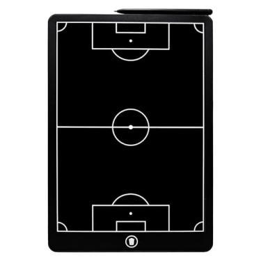Imagem de Placa de treinamento de futebol, prancheta de futebol LCD de 40,6 cm para treinadores, placa tática de treinamento de marcação com caneta
