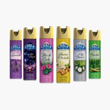 Imagem de Kit 6 Odorizante Aerossol Coala 400ml. Combo com Aromas Exclusivos