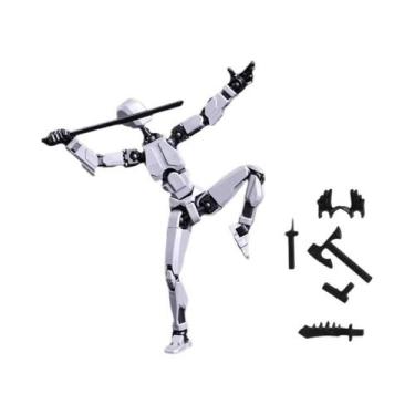 Imagem de Robô Luminous T13 Movível Com Mudança De Forma, Figura De Ação Impress