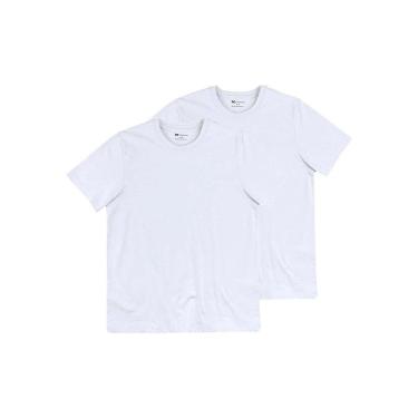 Imagem de Kit com 2 Camisetas Masculina Hering 201 Preto-Masculino