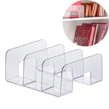Imagem de Organizador de Livros Bolsas e Carteiras Com 3 Divisórias de Mesa Mate