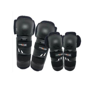 Imagem de Kit Protetores Mattos Mx Joelheira e Cotoveleira