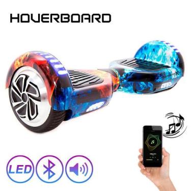 Imagem de Hoverboard Bluetooth 6,5" Polegadas Fogo e Gelo Hoverboard