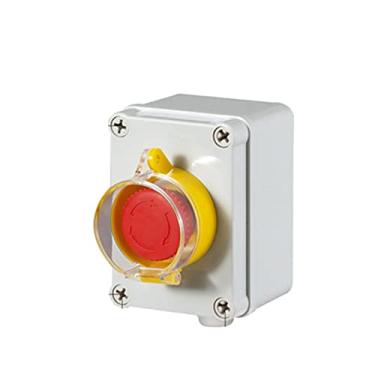 Imagem de HSPTR Caixa de botão interna e externa interruptor de partida de parada de emergência alarme de reposição de energia caixa de controle elétrico motor de elevador de porta de ferro (cor: 1)