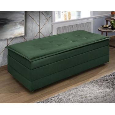 Imagem de puff recamier que vira cama casal estofado para quarto - Mini Me Artig