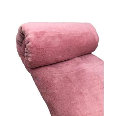 Imagem de Manta Super King Microfibra 2,80m x 2,50m Coberta Cobertor Grosso Felpudo(Rosa)