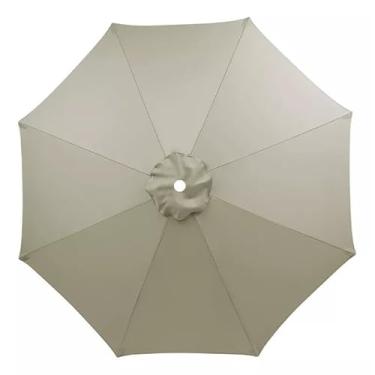 Imagem de Tampa De Substituição Cobertura Para Ombrelone 3m Sem Base 6/8 Varetas (3m 6Varetas Bege)