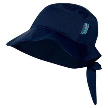 Imagem de Chapéu Praia Viseira Infantil Proteção UV Azul Marinho Tip Top-Feminino