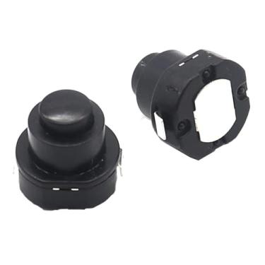 Imagem de 【20 – 5 peças】 Interruptor circular pequeno de 1010 x com botão de alimentação KAN-10A Botão de travamento automático liga/desliga (20 peças)