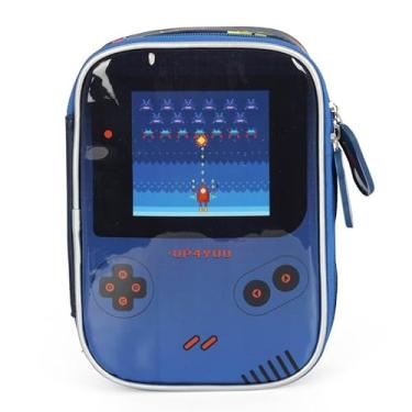 Imagem de Estojo Escolar 100 Pens Game Up4You by Luxcel Ref 41064 (AZUL)