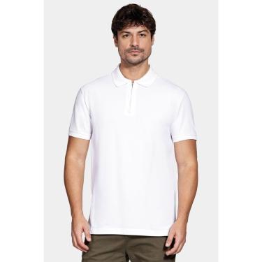 Imagem de Polo Aramis Piquet Zíper Branco-Masculino
