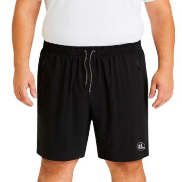 Imagem de Bermuda Esporte Legal Plus Size Masculina - Preto EG1, Preto, EG1