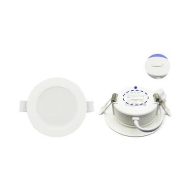 Imagem de Luminária LED Embutida 3 CCT 3000K 4000K 6500K 120V 220V Painel Redond