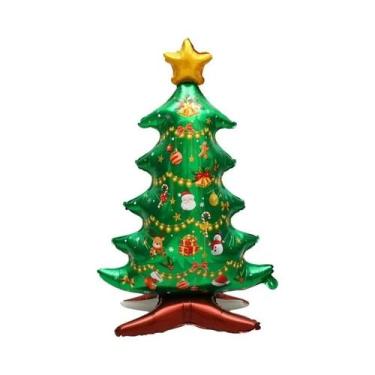 Imagem de Balão De Natal Grande Em Papel Alumínio, Papai Noel, Boneco De Neve, Q