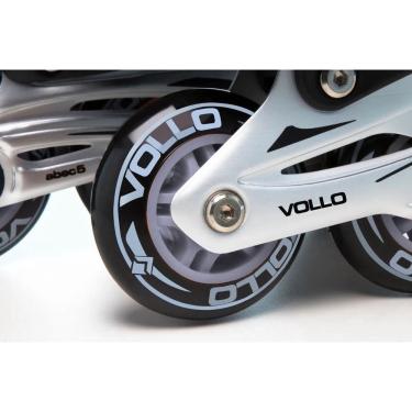 Imagem de Patins In Line Cinza e Preto Tam 31/34 - Vollo VPC251P