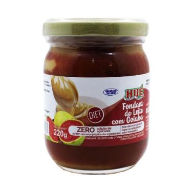 Imagem de Fondant de leite diet com goiaba pote 220g hué - unitario