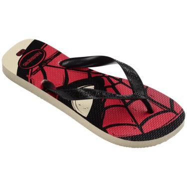 Imagem de Chinelo Dedo Borracha Casual Masculino Havaianas Top Marvel Logo