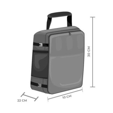 Imagem de Lancheira Chumbo Bolso Duplo  Seanite, PRETO, UN