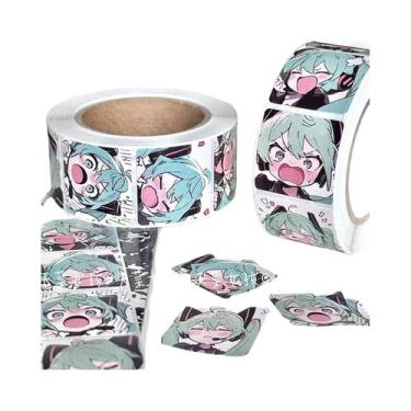 Imagem de 500 Adesivos Fofos De Hatsune Miku Anime Para Selagem De Envelopes E M