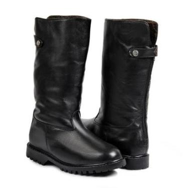 Imagem de Bota Oslo Munique para Neve em Couro Forrada com Lã e Impermeável Feminina-Feminino