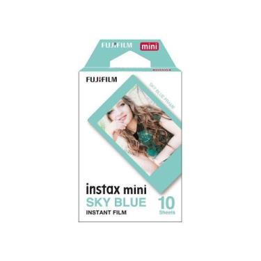 Imagem de Filme Instantaneo Fujifilm instax mini Sky Blue Com 10 Poses, 10