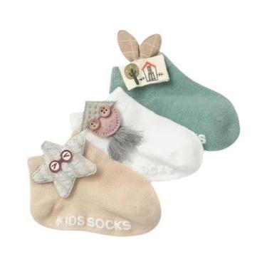 Imagem de Meias De Algodão Para Bebês Recém-nascidos, Antiderrapantes, Primavera