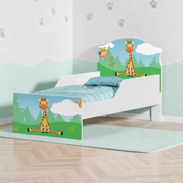 Imagem de Cama Infantil Tick Girafa E Coruja Com Colchão