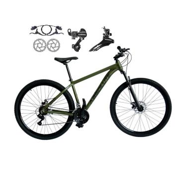 Imagem de Bicicleta Aro 29 Absolute Nero 5 Alumínio 21v Câmbios Shimano Freio A Disco Hidráulico Oliva 15