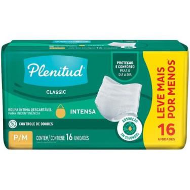 Imagem de Roupa Íntima Descartável Plenitud Classic P/M  - 16 Unidades, 1, 16, P