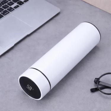 Imagem de Garrafa Térmica Digital 500ml Inox com Medidor de Temperatura Touch - 