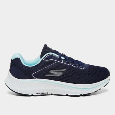 Imagem de Tênis Skechers Go Run Consistent 2 Feminino, Azul escuro, 38