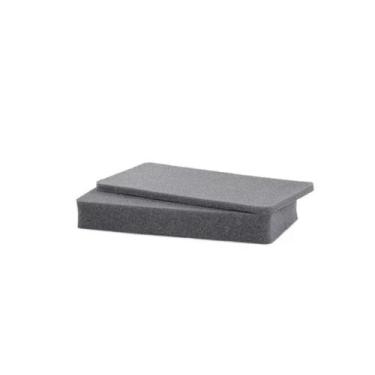 Imagem de Espuma Serrilhada Para Case MP0015 Completa Cinza - 365mm x 190mm x 95