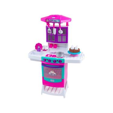 Imagem de Cozinha Infantil Meg Doll Emite Som e Luzes - Sai Água Magic Toys