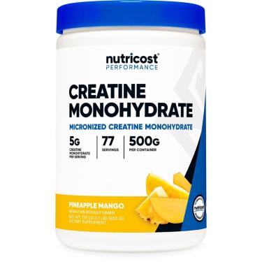 Imagem de Creatina monohidratada em pó Nutricost Fruit Punch 500g-Unissex