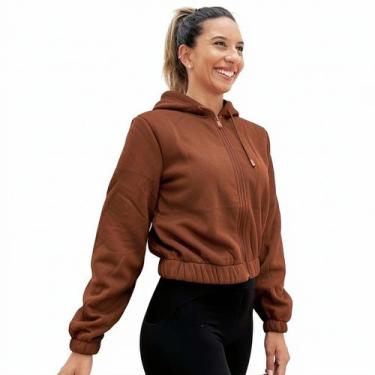 Imagem de Casaco Jaqueta Peluciado Blusa de Frio Inverno Capuz Ziper COR:VERDE E