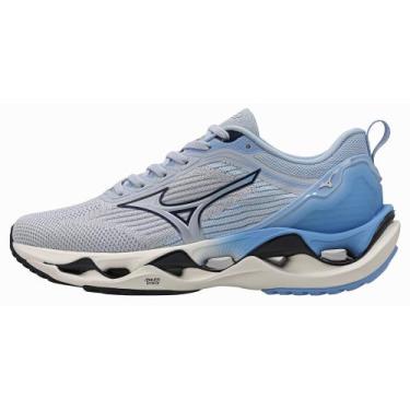 Imagem de Tênis de Corrida Mizuno Wave Stratos 3, 37, Azul
