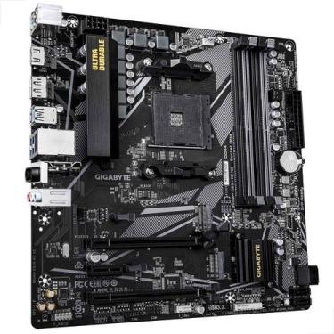 Imagem de Placa Mãe Gigabyte B550M DS3H AC R2 AMD DDR4 Socket AM4 mATX