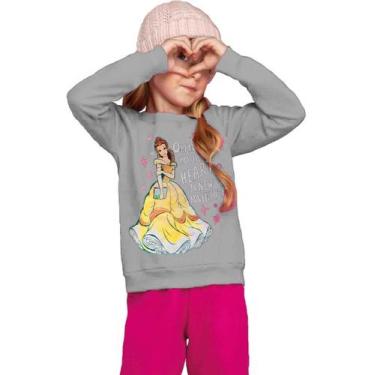 Imagem de Blusa Moletom Infantil Menina Inverno Personagens Licenciado - anjo da