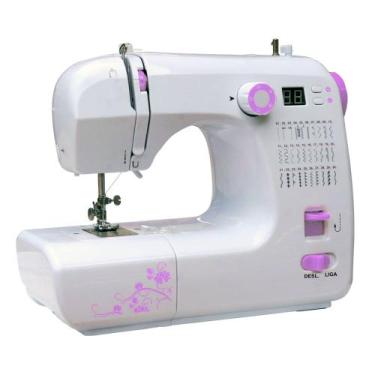 Imagem de Mini Máquina de Costura 30 Pontos Westpress 110v/220v, Bivolt