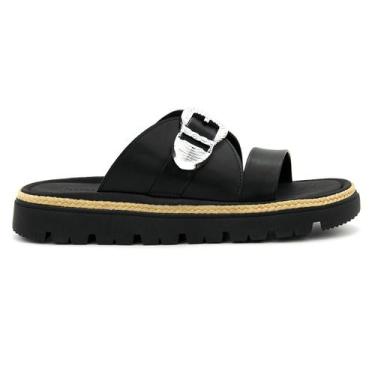 Imagem de Tamanco Moleca Original Papete Flatform Baixo Feminino 216, 35, Preto