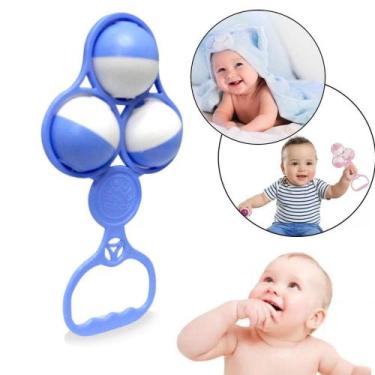 Imagem de Chocalho Para Bebes Barulhinho Brinquedo Infantil Menino - Pais e filh
